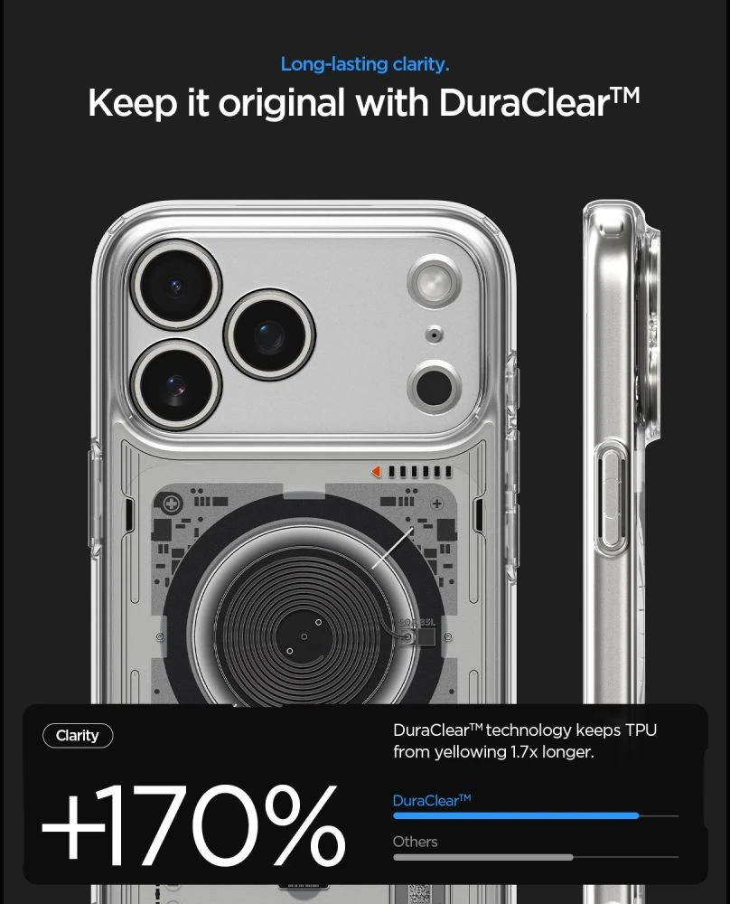 Dėklas Spigen Ultra Hybrid MagSafe iPhone 17 Pro / 18 Pro NEO ONE