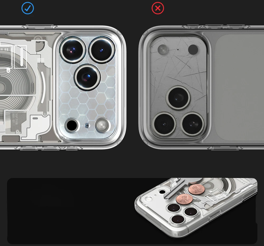 Dėklas Spigen Ultra Hybrid MagSafe iPhone 17 Pro / 18 Pro ZERO ONE NATŪRALUS TITANAS