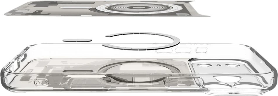 Dėklas Spigen Ultra Hybrid MagSafe iPhone 17 Pro Max / 18 Pro Max ZERO ONE natūralus titanas