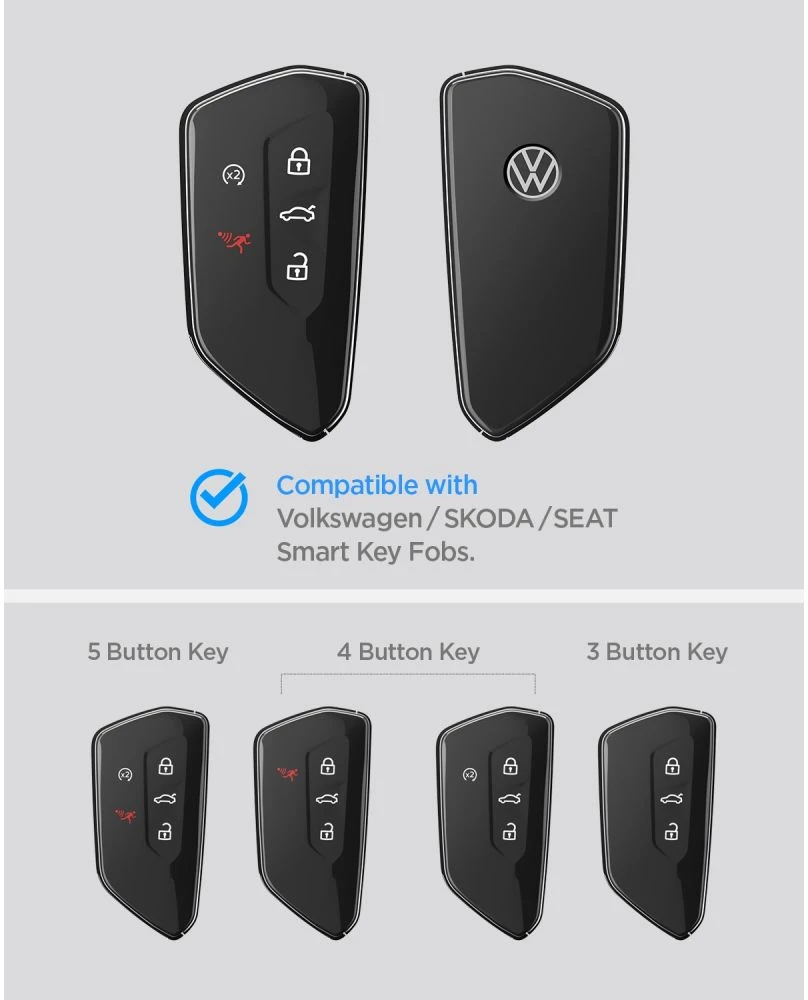 Spigen Volkswagen Key Fob Case VK100, juodas