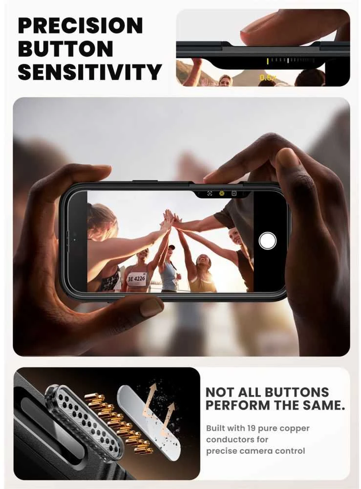Supcase IBLSN Ares Flip Mag MagSafe dėklas skirtas Apple iPhone 17 Air – juodos spalvos