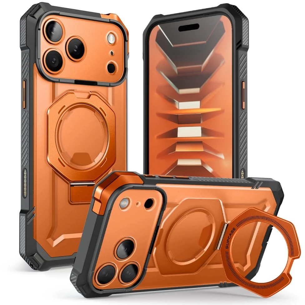 Dėklas SupCase UB GRIP MAG MagSafe iPhone 17 Pro / 18 Pro KORALINIS