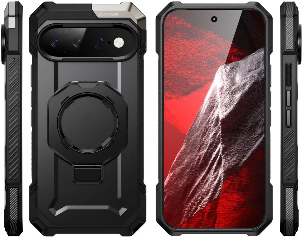 SupCase UB GRIP MAG MagSafe DĖKLAS GOOGLE PIXEL 11 Pro XL Juodas