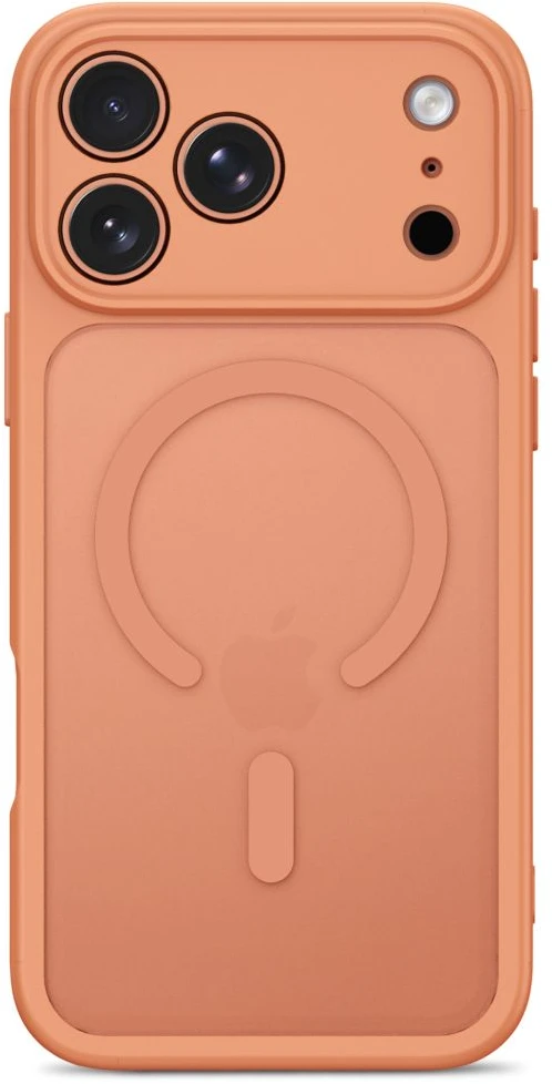 Tech-Protect BasicMag MagSafe dėklas, skirtas iPhone 17 Pro Max / 18 Pro Max – matinė oranžinė