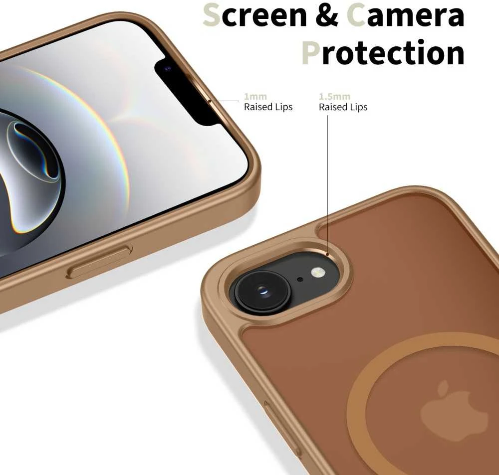 „Tech-Protect BasicMag MagSafe“ dėklas, skirtas „iPhone 16e“ / „17e“ – rudas