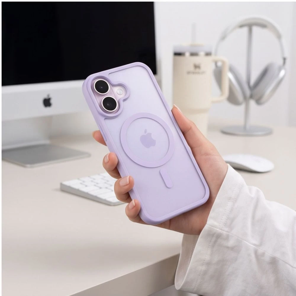Dėklas Tech-Protect BasicMag MagSafe iPhone 17 Case - Matte Lilac