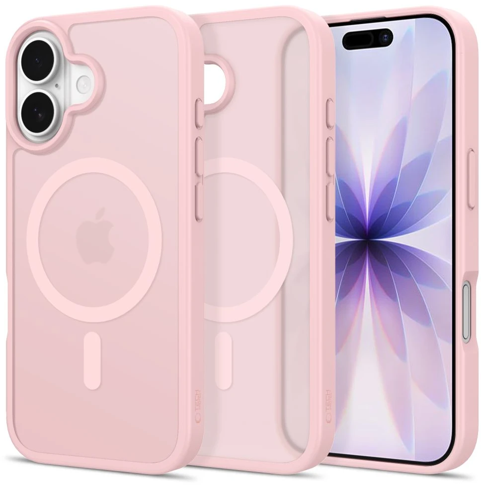 Tech-Protect BasicMag MagSafe iPhone 17 dėklas - matinė rožinė