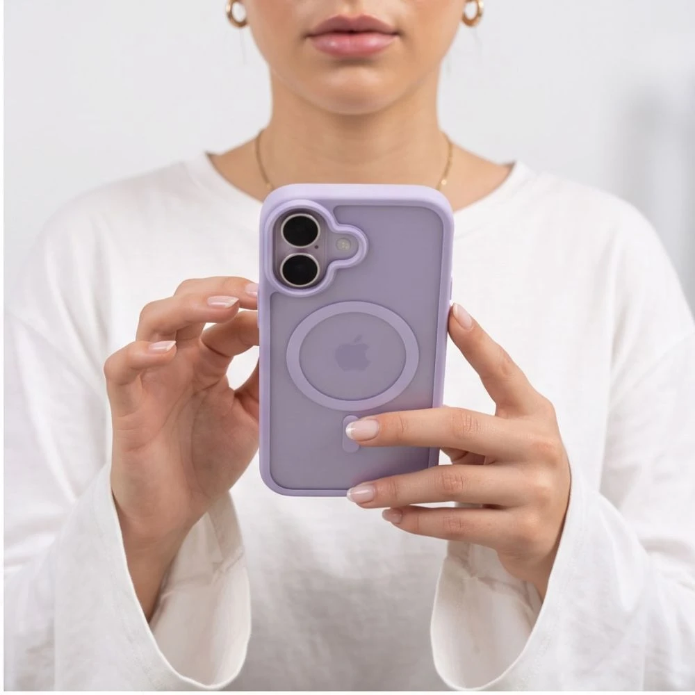Dėklas Tech-Protect BasicMag MagSafe iPhone 17 Case - Matte Lilac