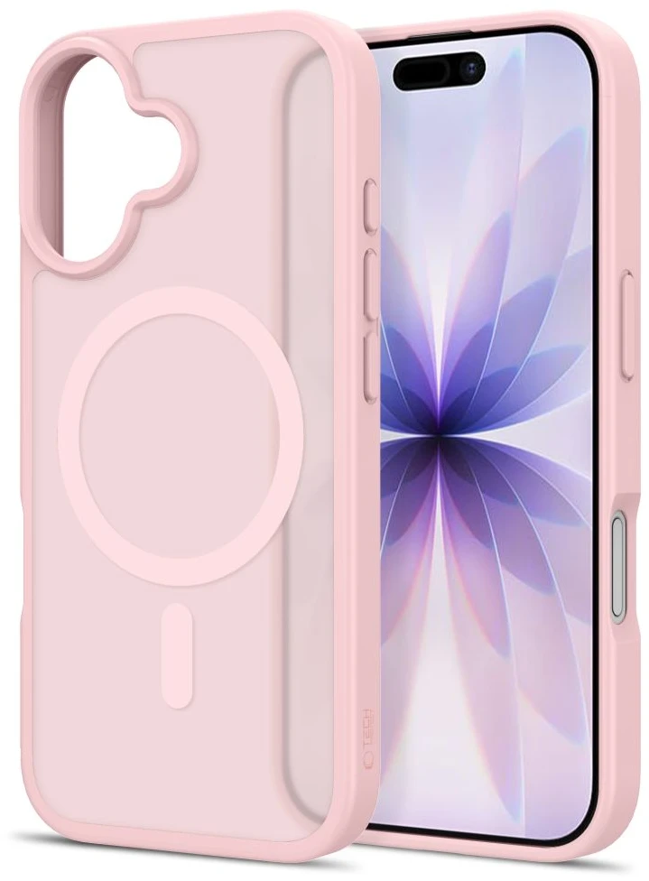 Tech-Protect BasicMag MagSafe iPhone 17 dėklas - matinė rožinė