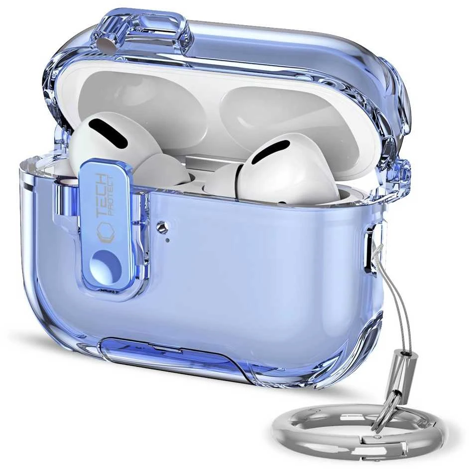 Dėklas Tech-Protect Bounce Pro Apple AirPods Pro 3 MIST Mėlynas