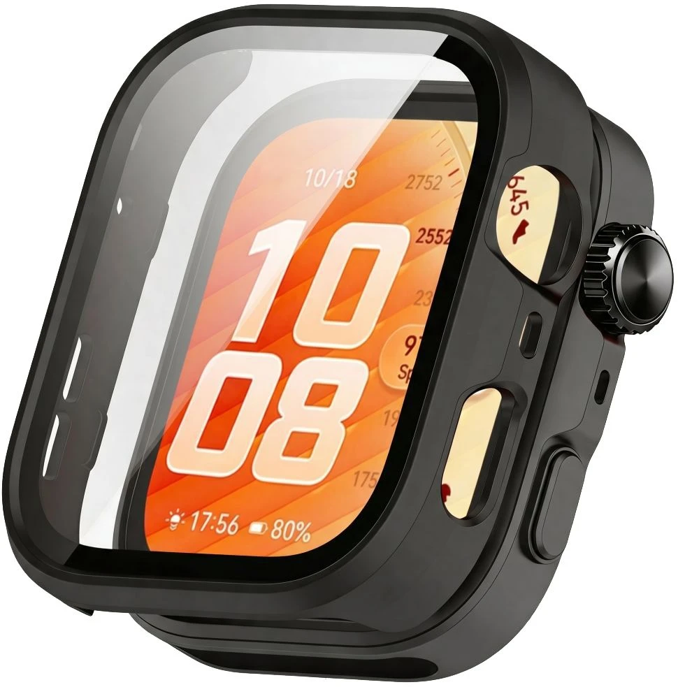 Dėklas Tech-Protect Defense Huawei Watch Fit 5 Pro juodos spalvos