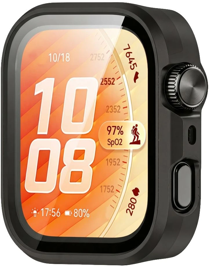 Dėklas Tech-Protect Defense Huawei Watch Fit 5 Pro juodos spalvos