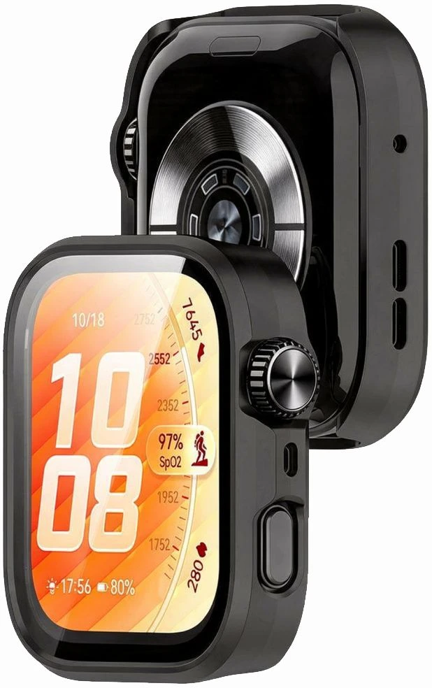 Dėklas Tech-Protect Defense Huawei Watch Fit 5 Pro juodos spalvos