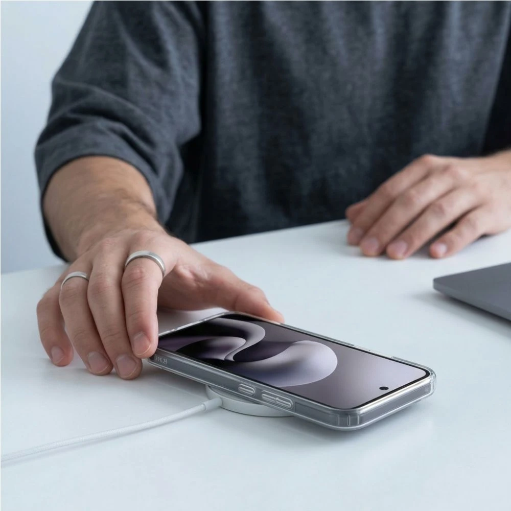 „Tech-Protect FlexAir Hybrid MagSafe“ dėklas, skirtas „Motorola Moto G67 / G77“ – skaidrus