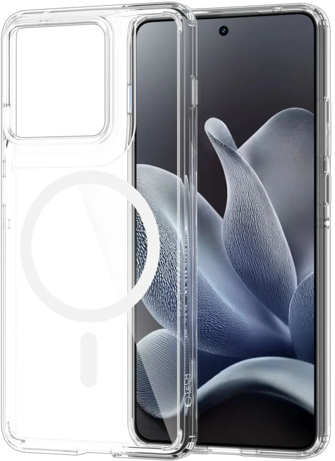 „Tech-Protect FlexAir Hybrid MagSafe“ dėklas, skirtas „Motorola Edge 70 5G“ – skaidrus
