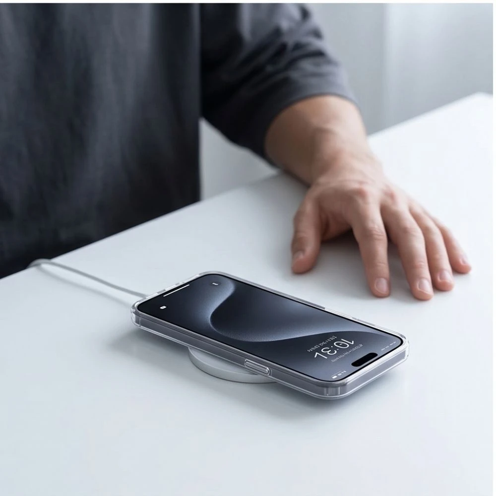 „Tech-Protect FlexAir Hybrid MagSafe“ dėklas, skirtas „Motorola Edge 70 Fusion / Fusion + 5G“ – skaidrus