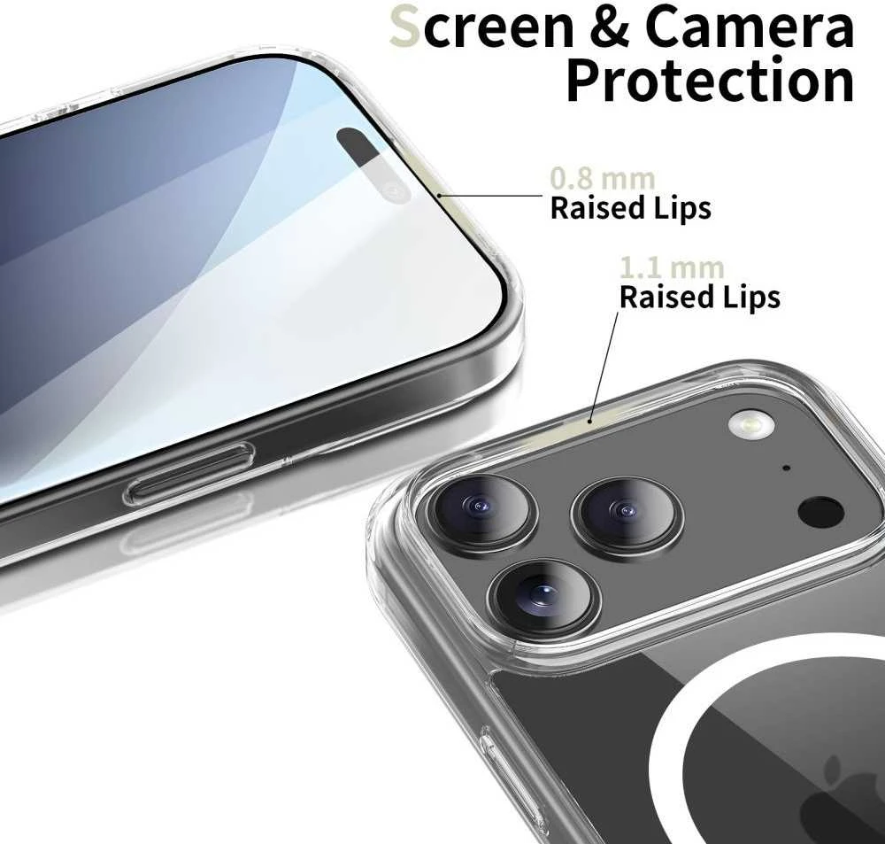 Tech-Protect FlexAir Hybrid MagSafe dėklas skirtas Google Pixel 10 / 10 Pro – skaidrus