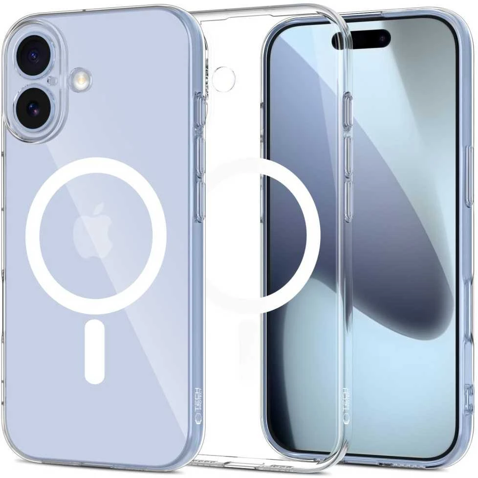 Tech-Protect FlexAir MagSafe dėklas skirtas Apple iPhone 17 – skaidrus