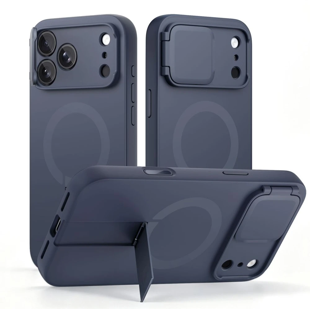 Tech-Protect Kevlar Aura MagSafe dėklas iPhone 18 Pro / 17 Pro - Tamsiai mėlyna