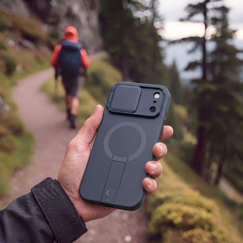 Dėklas Tech-Protect Kevlar Aura MagSafe Case for iPhone 18 Pro / 17 Pro - Navy Mėlyna