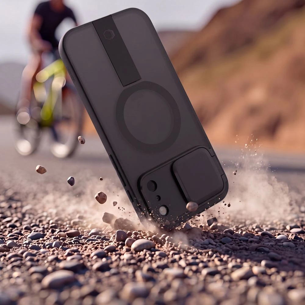 Tech-Protect Kevlar Aura MagSafe dėklas iPhone 18 Pro Max / 17 Pro Max - matinis juodas