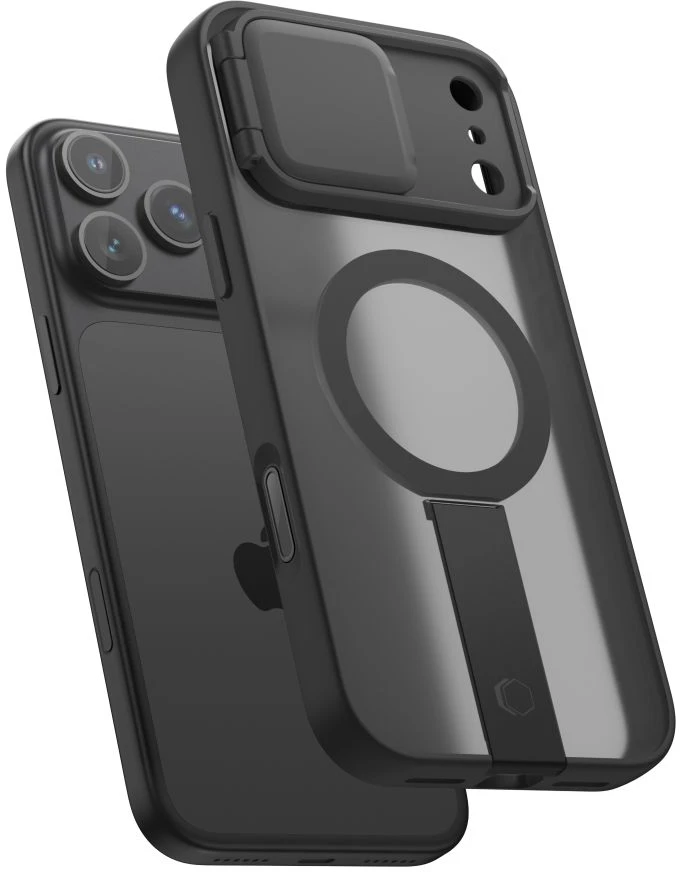 Tech-Protect Kevlar Aura MagSafe dėklas iPhone 18 Pro Max / 17 Pro Max - matinis juodas