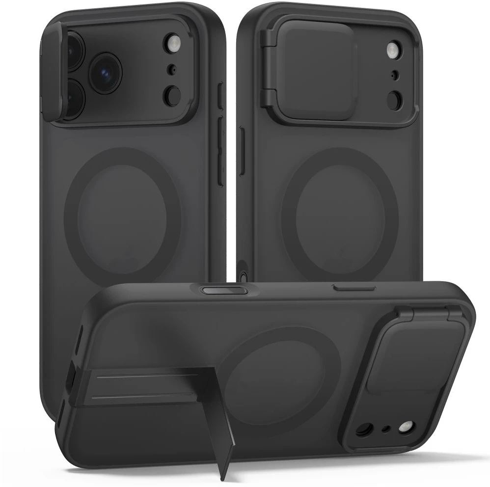 Tech-Protect Kevlar Aura MagSafe dėklas iPhone 18 Pro Max / 17 Pro Max - matinis juodas