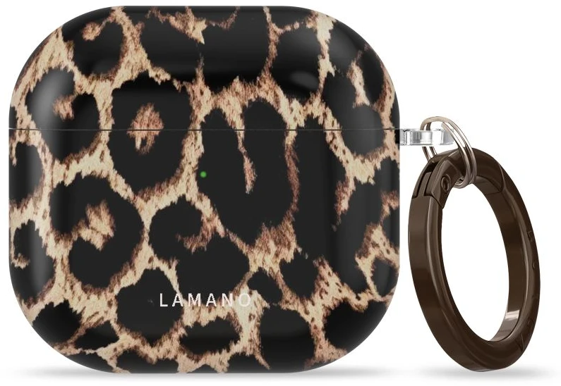 Dėklas Tech-Protect Lamano case for AirPods 4 / 5 - juodas and ruda