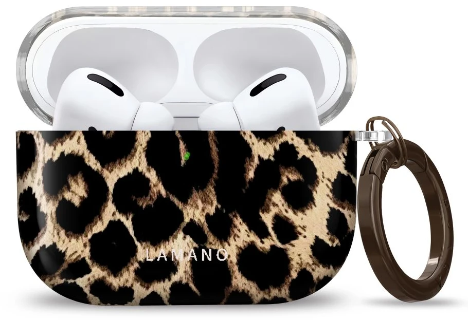Dėklas Tech-Protect Lamano case for AirPods Pro 3 - juodas and ruda