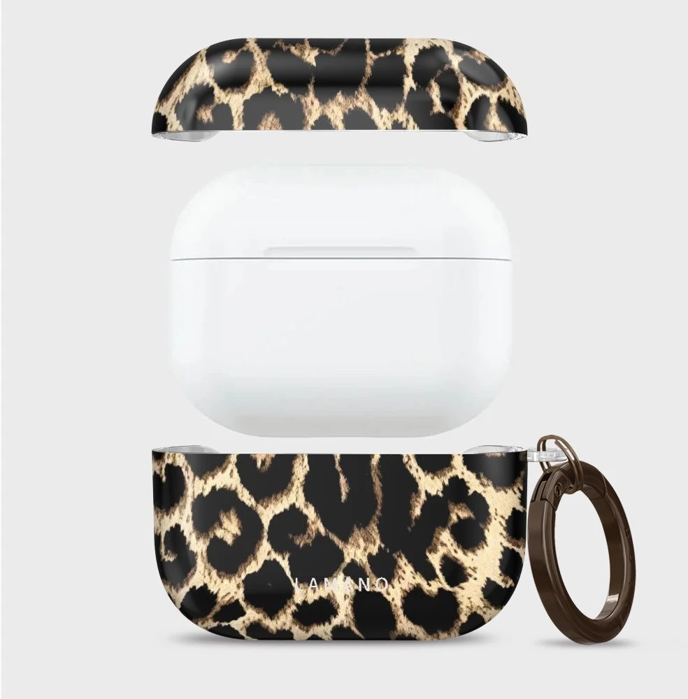 Dėklas Tech-Protect Lamano case for AirPods Pro 3 - juodas and ruda