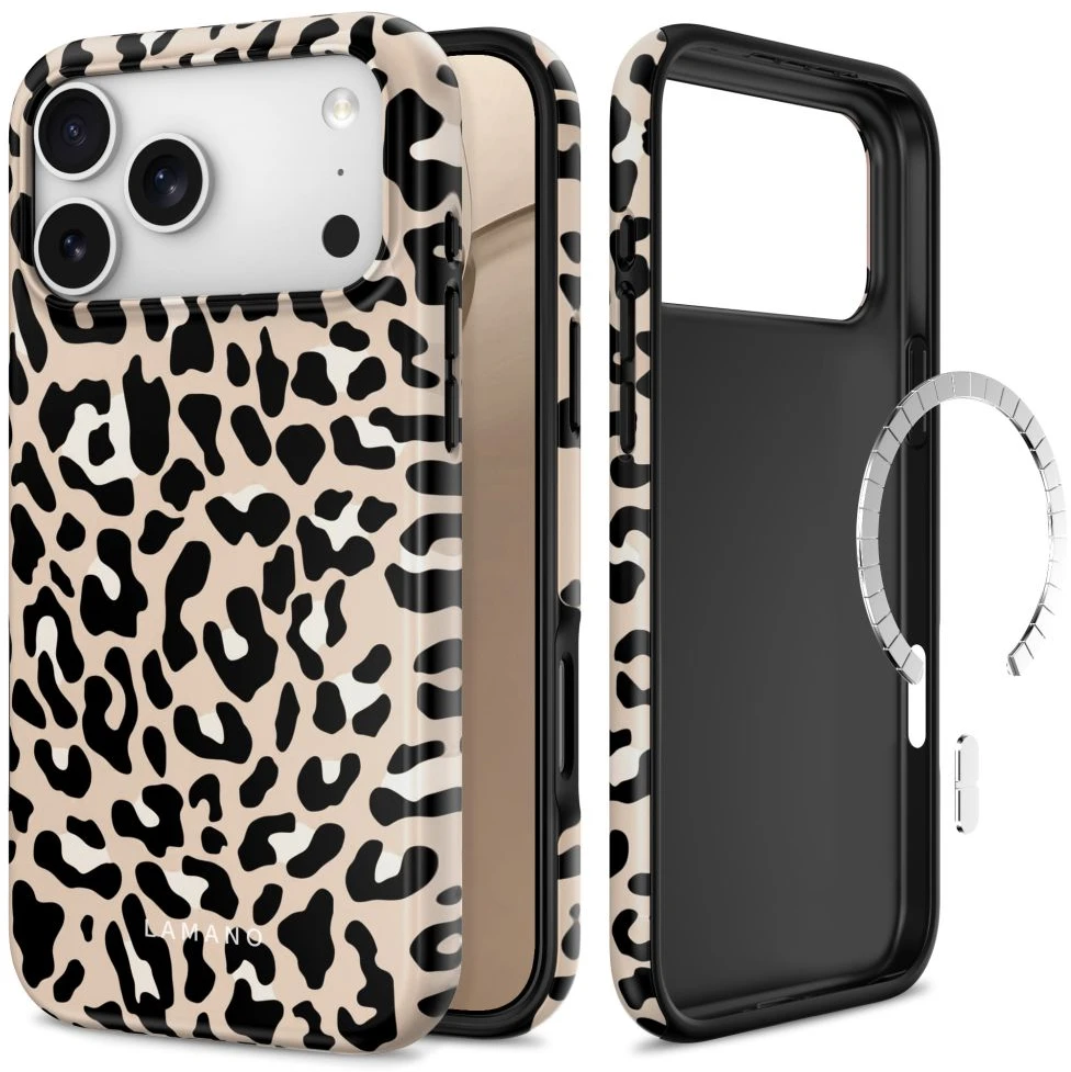 Dėklas Tech-Protect Lamano MagSafe Case for iPhone 18 Pro Max / 17 Pro Max - rusvai gelsvas/Juodas