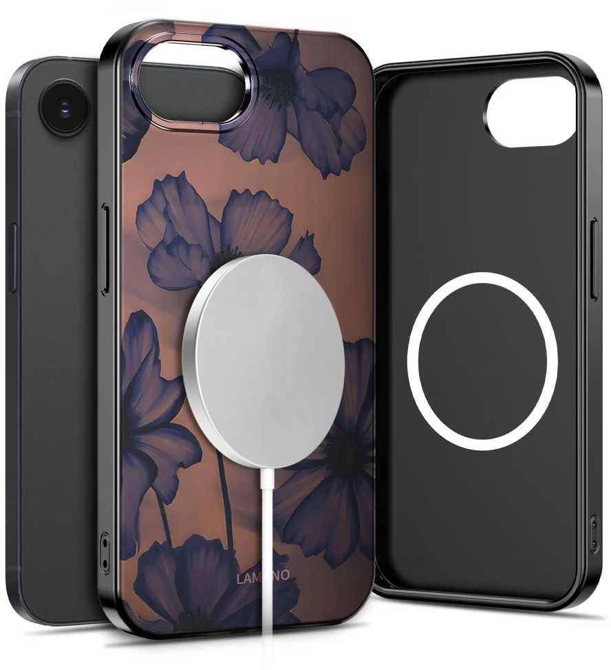 Dėklas Tech-Protect Lamano MagSafe case for iPhone 16e / 17e - ruda-violetinė