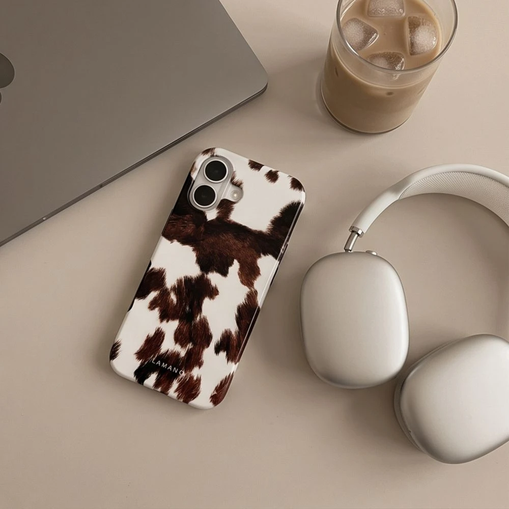 Tech-Protect Lamano MagSafe dėklas iPhone 17 - ruda ir balta