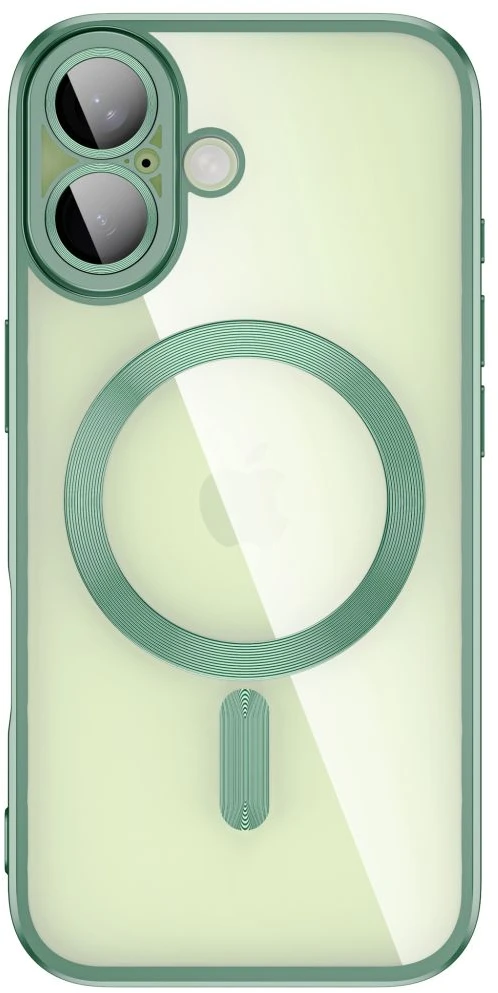 Tech-Protect MagFlex dėklas, skirtas iPhone 17 – Matinis žalias