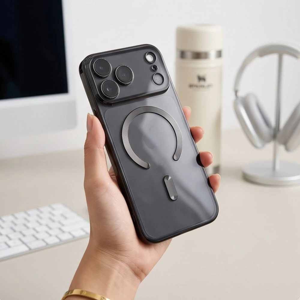 Tech-Protect MagFlex dėklas, skirtas iPhone 18 Pro / 17 Pro – juodas