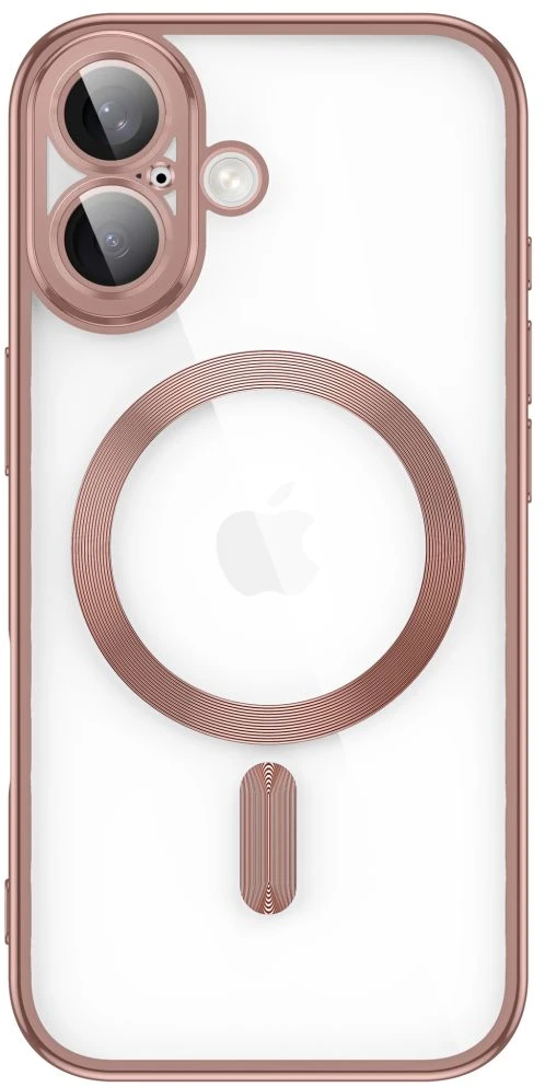 Dėklas Tech-Protect MagFlex Case for iPhone 17 - Transparent Rožinė