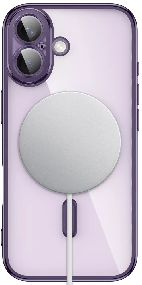 Dėklas Tech-Protect MagFlex Case for iPhone 17 - Transparent Violetinė