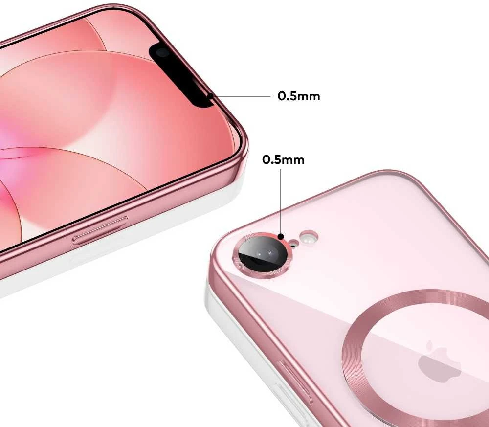 Dėklas Tech-Protect MagFlex MagSafe Case for iPhone 16e / 17e - Rožinė