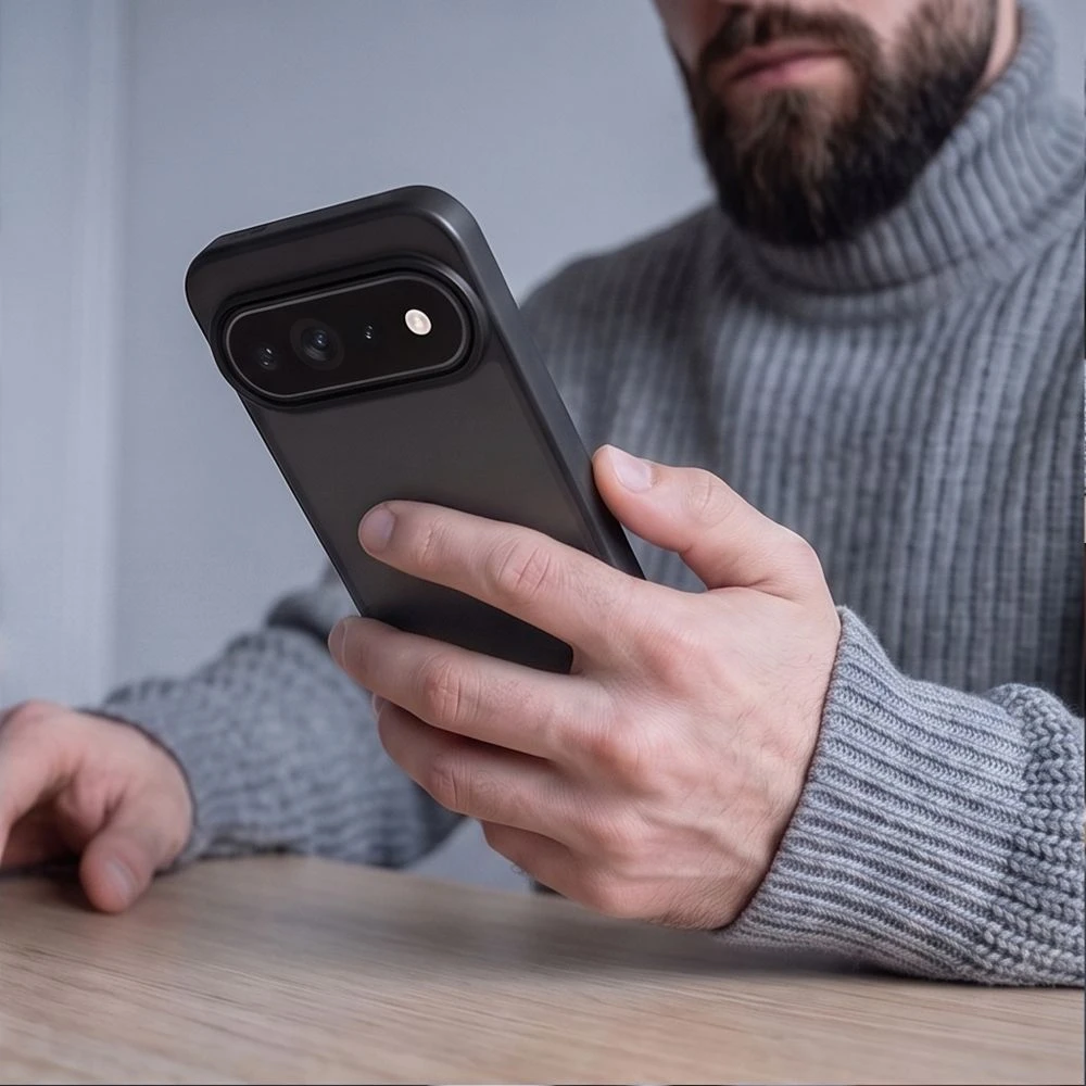 Dėklas TECH-PROTECT MAGMAT GOOGLE PIXEL 9 / 9 PRO / 10 / 10 PRO / 11 / 11 PRO MATINIS Juodas