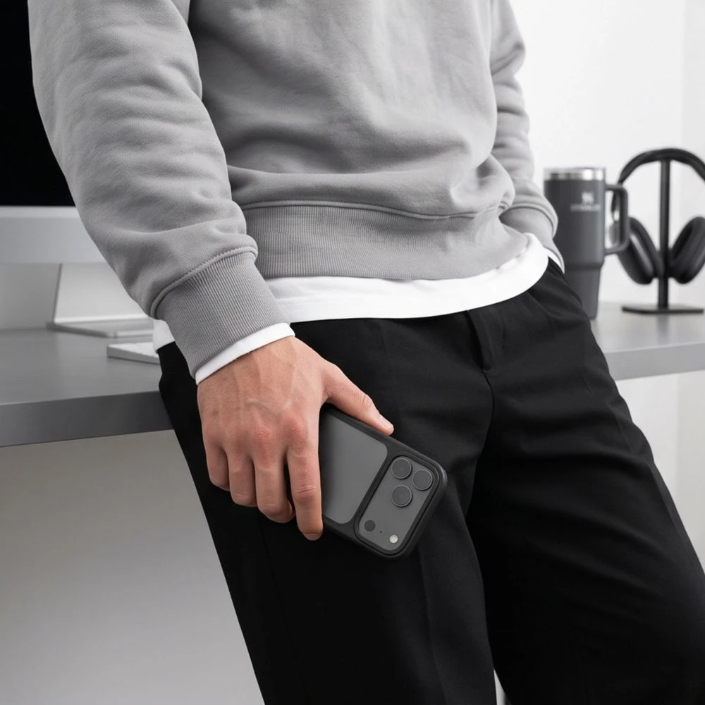 Dėklas Tech-Protect Magmat CC Case for iPhone 18 Pro Max / 17 Pro Max - Matte Juodas