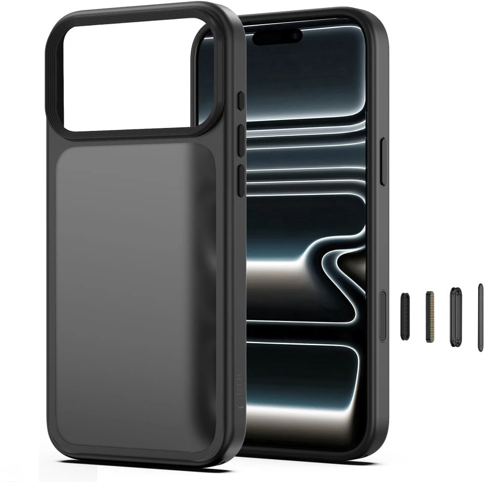 Dėklas Tech-Protect Magmat CC Case for iPhone 18 Pro Max / 17 Pro Max - Matte Juodas