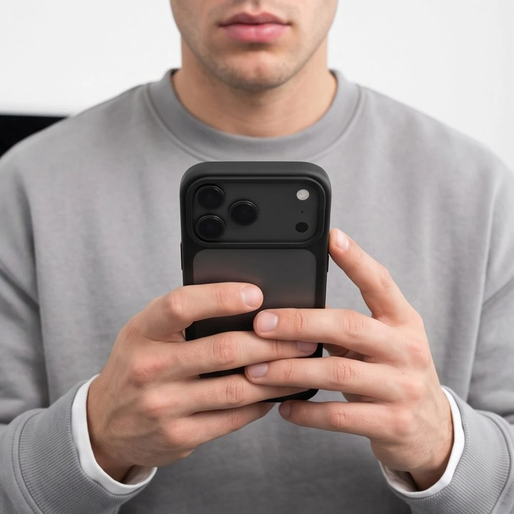 Dėklas Tech-Protect Magmat CC Case for iPhone 18 Pro / 17 Pro - Matte Juodas