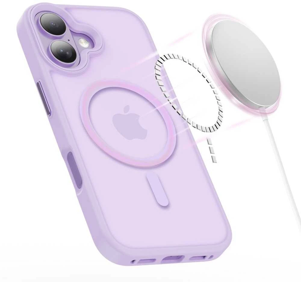 Dėklas Tech-Protect MagMat MagSafe Case for iPhone 17 - Violetinė