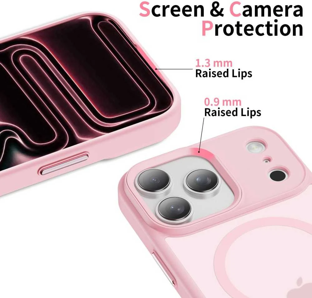 Dėklas Tech-Protect MagMat MagSafe Case for iPhone 17 Pro Max - Rožinė