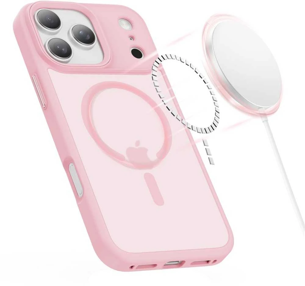Dėklas Tech-Protect MagMat MagSafe Case for iPhone 17 Pro Max - Rožinė