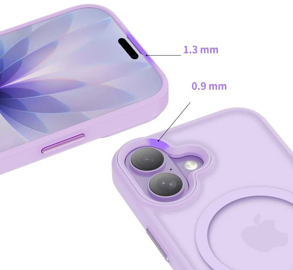 Dėklas Tech-Protect MagMat MagSafe Case for iPhone 17 - Violetinė