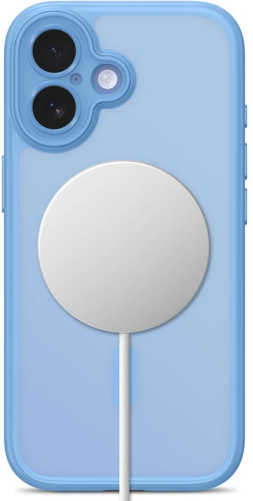 Tech-Protect MagPeak MagSafe CC dėklas iPhone 17 - matinė mėlyna