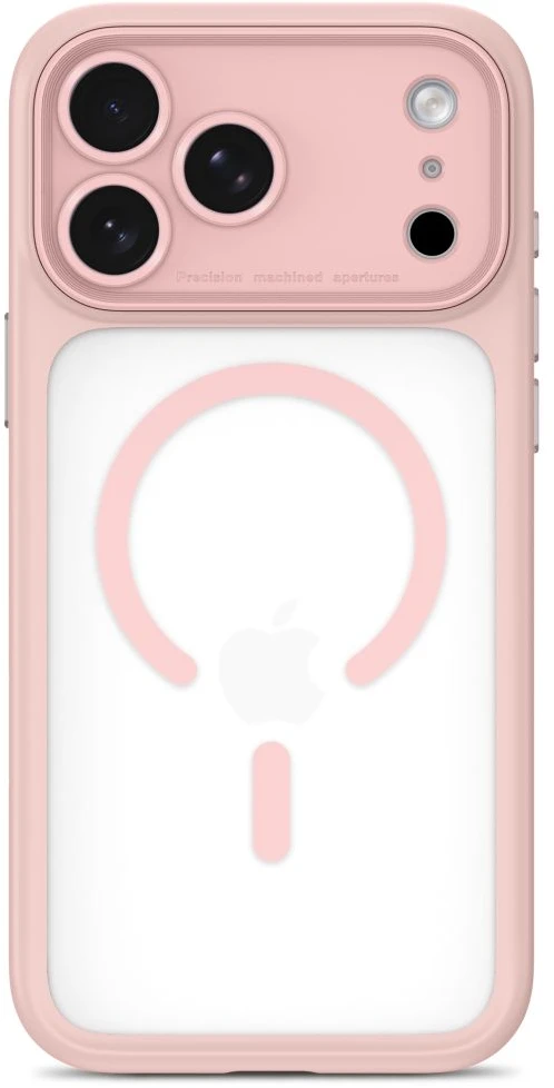 Dėklas Tech-Protect MagPeak MagSafe CC Case for iPhone 18 Pro Max / 17 Pro Max - Matte Rožinė