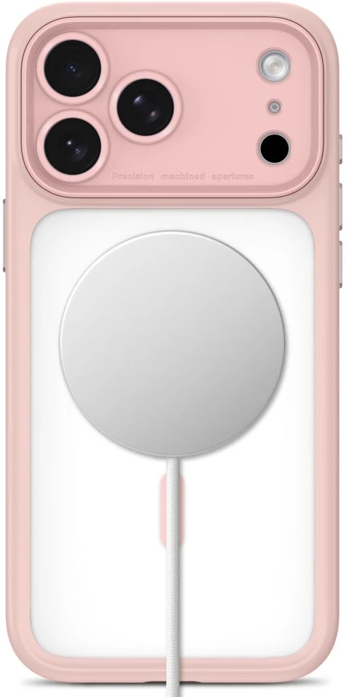 Dėklas Tech-Protect MagPeak MagSafe CC Case for iPhone 18 Pro Max / 17 Pro Max - Matte Rožinė