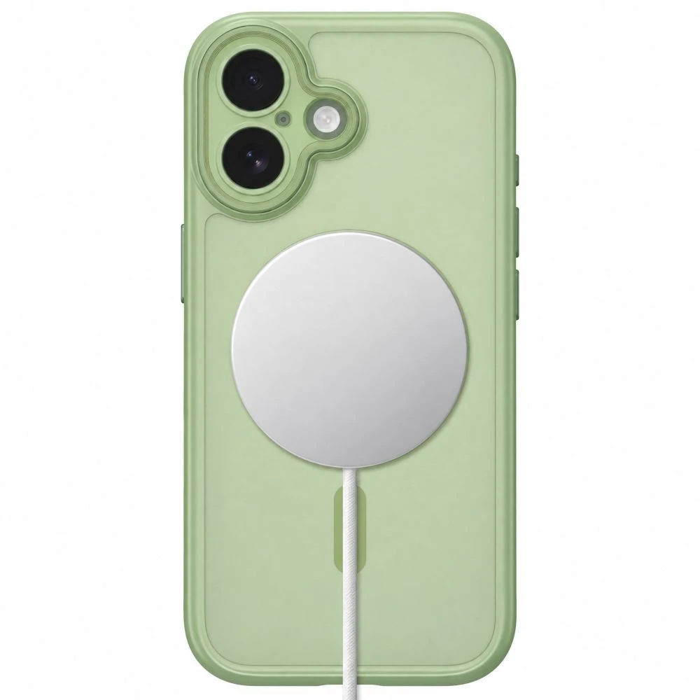 Dėklas Tech-Protect MagPeak MagSafe CC Case for iPhone 17 - Matte Žalias